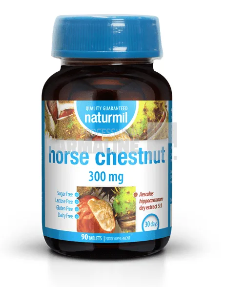Horse Chestnut 300 mg 90 tablete Type Nature — preț și oferte