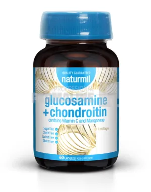 Naturmil Glucosamine + Chondroitin 60 capsule gelatinoase moi
