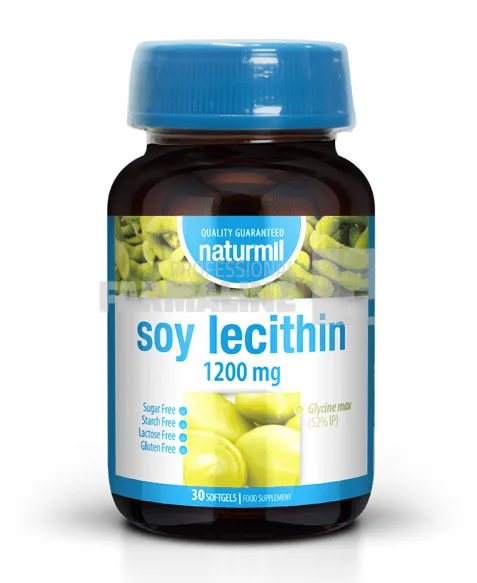 Soy Lecithin 1200 mg 30 capsule Type Nature — preț și oferte