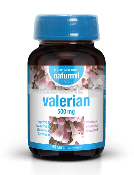 Valerian 500 mg 90 tablete Type Nature — preț și oferte
