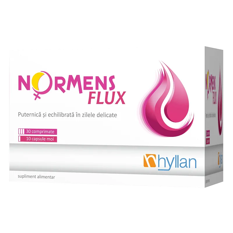 Normens Flux 30 comprimate + 10 comprimate Cadou Hylan Pharma — preț și oferte