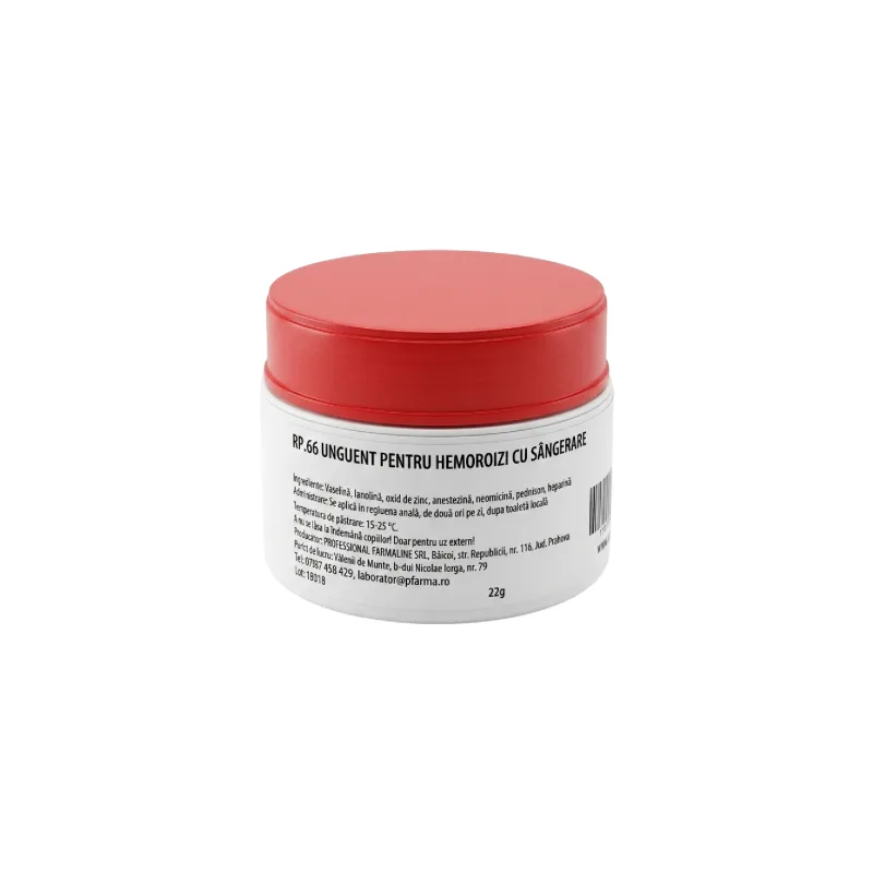 Unguent pentru hemoroizi cu sangerare 30 ml Laborator Professional Farmaline — preț și oferte