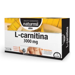 L - Carnitina Slim 3000 mg, 20 fiole buvabile  x15 ml