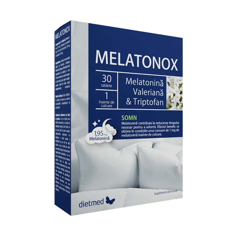 Melatonox 1.95 mg 30 comprimate Type Nature — preț și oferte
