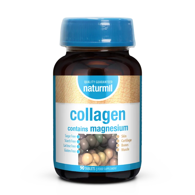 Collagen 600 mg cu magneziu 90 tablete Type Nature — preț și oferte