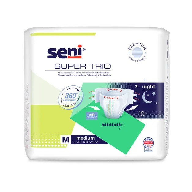 Scutece Seni Super Trio x10 buc, M — preț și oferte
