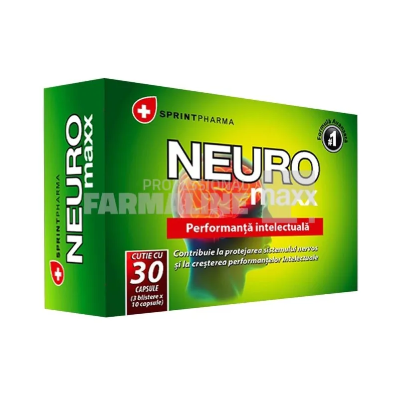 Neuro Maxx 30 capsule SPRINT PHARMA — preț și oferte
