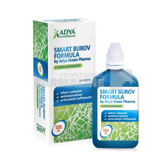 Smart Burov Formula 120 ml Adya GreenPharma — preț și oferte
