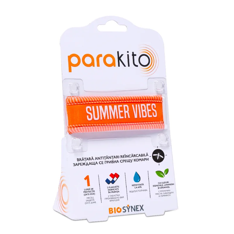 Bratara tantari Summer Vibes, 2 rezerve, Parakito — preț și oferte