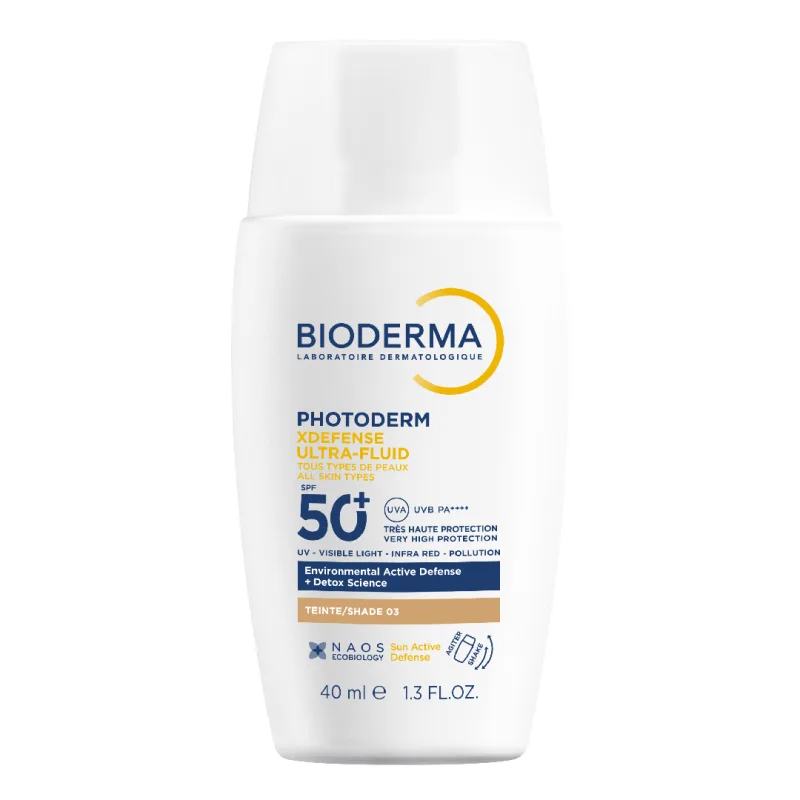 Fluid nuantator, Shade 03, Photoderm Xdefense, 40 ml, Bioderma — preț și oferte