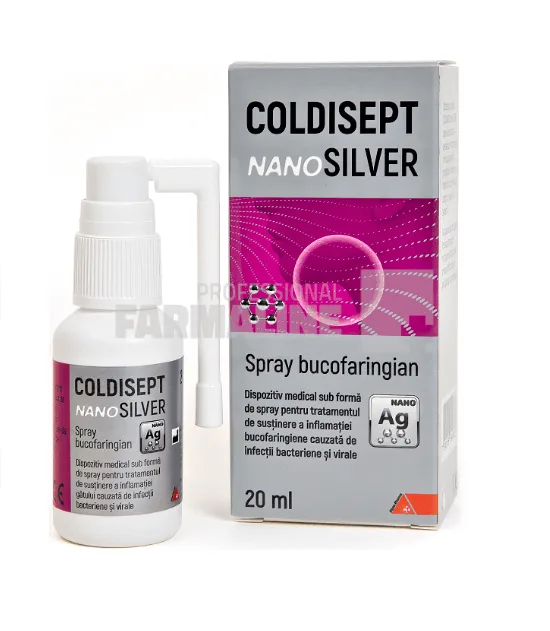 Coldisept Nano Silver spray bucofaringian 20 ml Arkona Laboratorium — preț și oferte