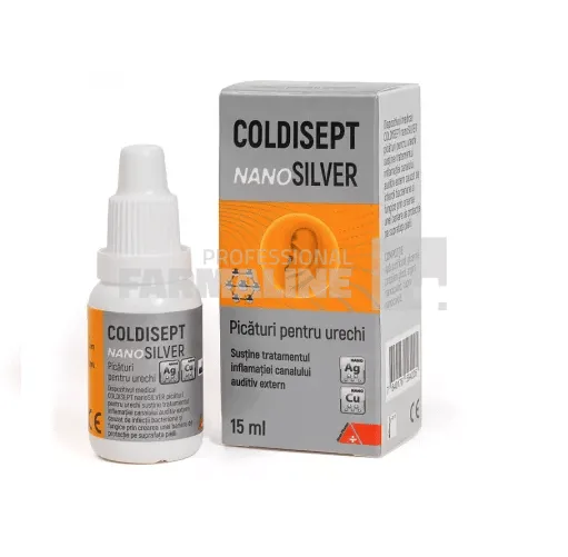 Coldisept NanoSilver picaturi pentru urechi 15 ml Arkona Laboratorium — preț și oferte