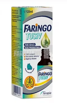 Faringo Tusiv sirop pe baza de plante 120 ml pfarma.ro — preț și oferte