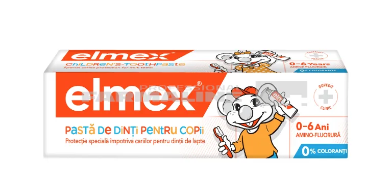 Elmex Pasta dinti anticadere copii 0-6 ani 50 ml — preț și oferte