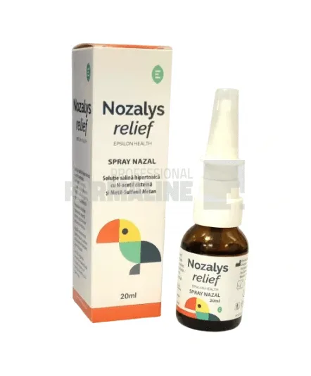 Nozalys relief spray nazal 3 ani+ 20 ml EPSILON HEALTH — preț și oferte