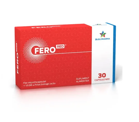 Fero Red 30 comprimate Bleu Pharma — preț și oferte