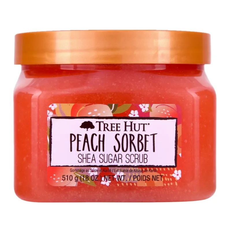 Exfoliant pentru corp Peach Sorbet, 510 g, Tree Hut — preț și oferte