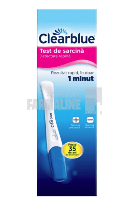Clearblue Test sarcina detectare rapida CB11 — preț și oferte