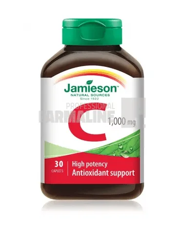 Jamieson Vitamina C 1000 mg 30 capsule JAMIESON LABORATOIRES — preț și oferte