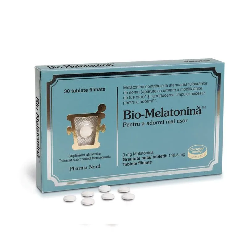 Pharma Nord Bio Melatonina, 30 tablete filmate — preț și oferte