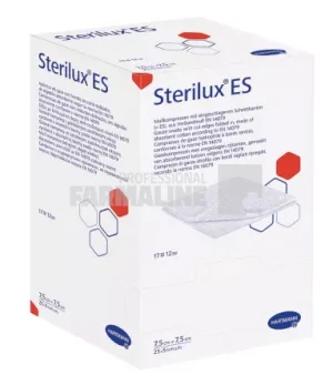 Hartmann Sterilux ES comprese din tifon 7.5 cm x 7.5 cm 25 bucati