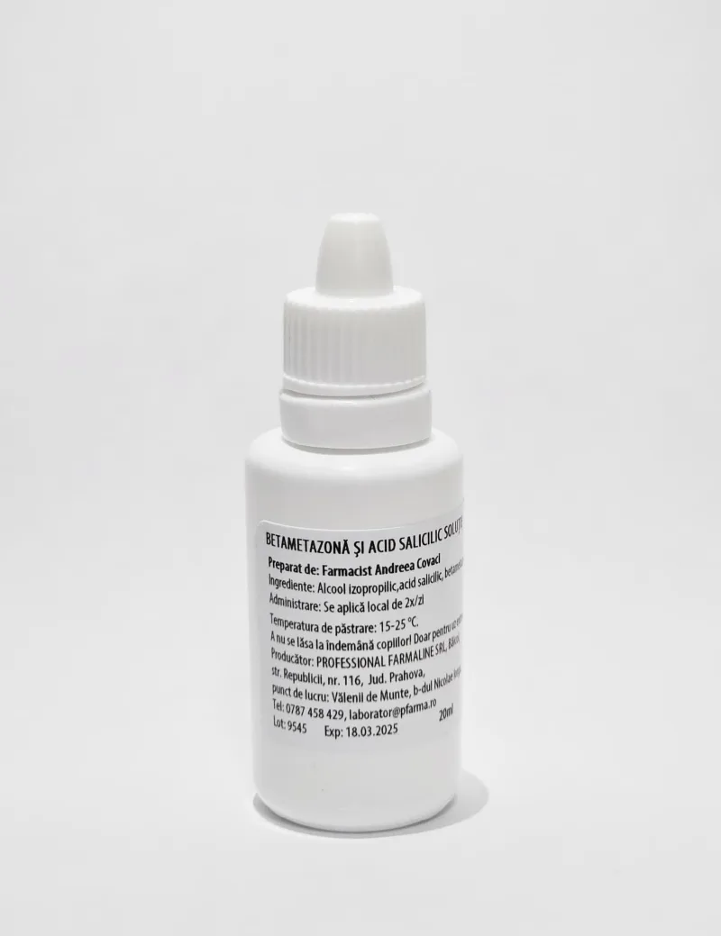 Betametazona si acid salicilic solutie 20 ml Laborator Professional Farmaline — preț și oferte