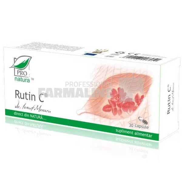 Rutin C 30 capsule PRO NATURA — preț și oferte