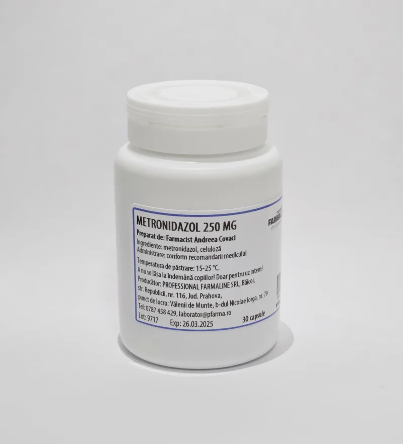 Metronidazol 250 mg 30 capsule Laborator Professional Farmaline — preț și oferte