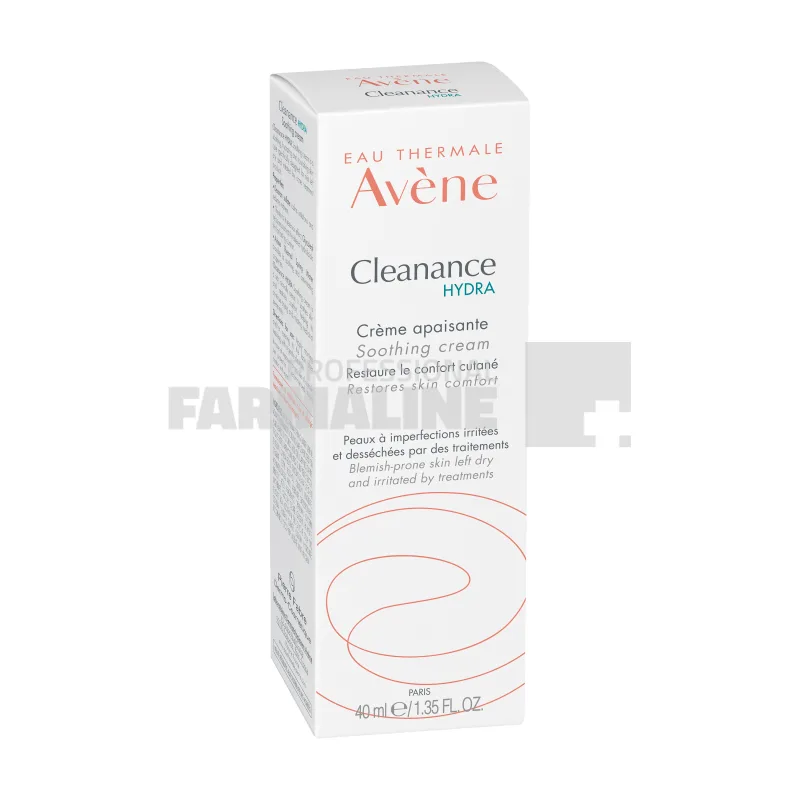 Avene Cleanance Hydra Crema calmanta ten gras 40 ml — preț și oferte