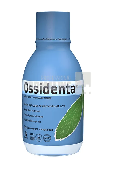 Ossidenta Apa de gura cu aroma de Menta 250 ml BIOFARM — preț și oferte