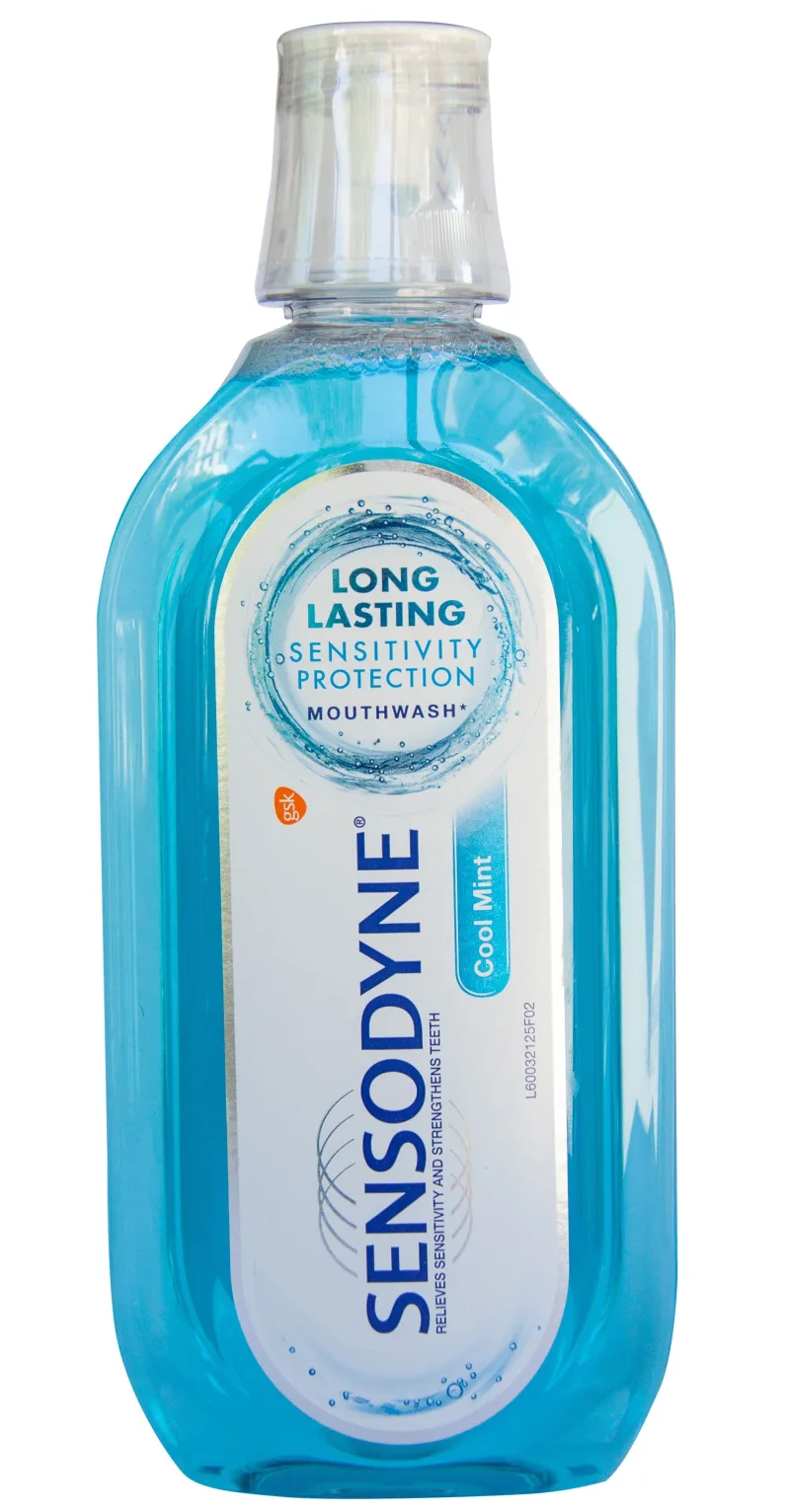 Sensodyne Apa de gura Cool Mint fara Alcool 500 ml — preț și oferte