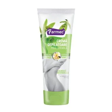 Farmec Crema depilatoare cu Extract de Vanilie piele sensibila 150 ml — preț și oferte