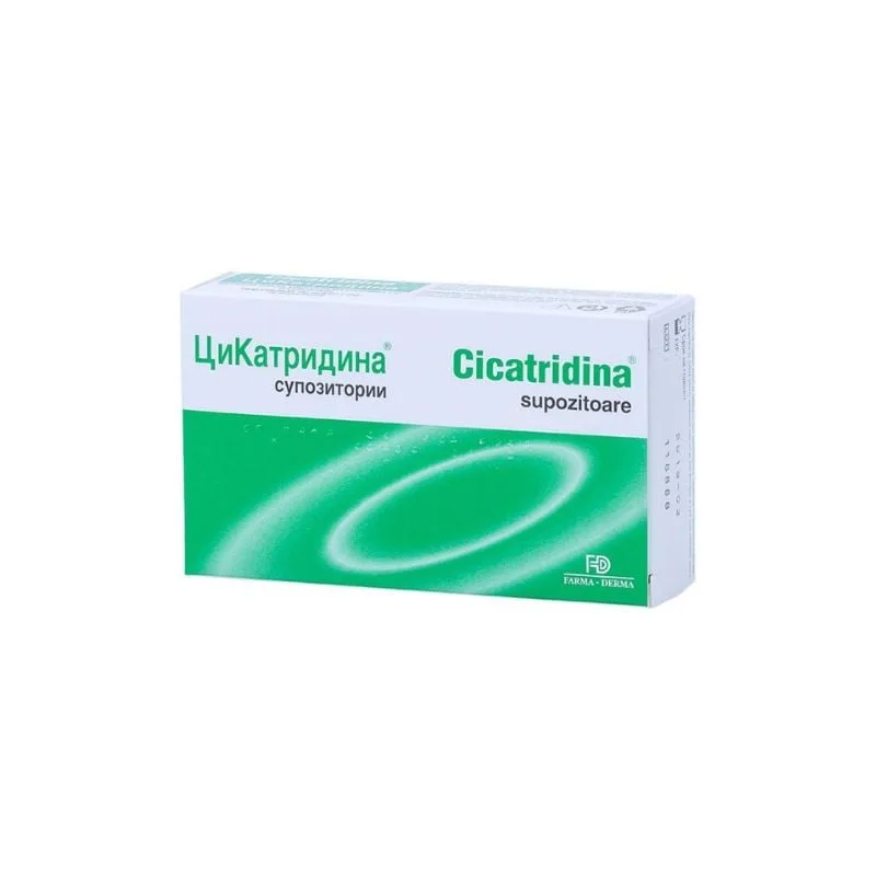 Cicatridina, 10 supozitoare, Naturpharma — preț și oferte