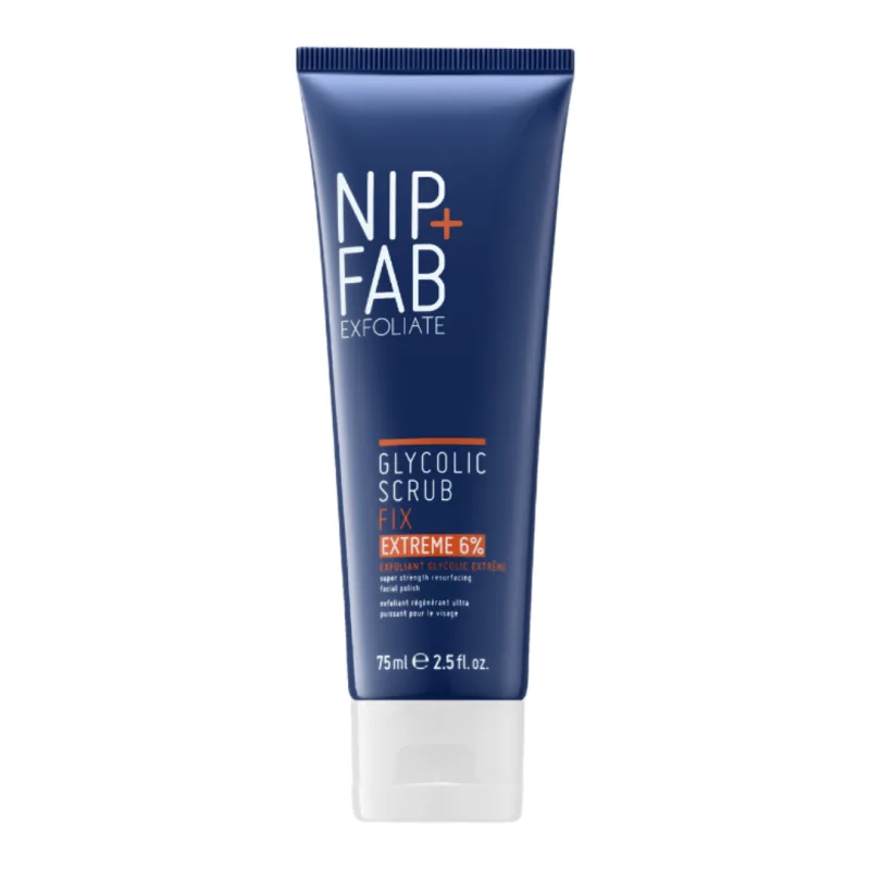 Scrub exfoliant pentru ten Glycolic Fix, 75 ml, NIP+FAB — preț și oferte