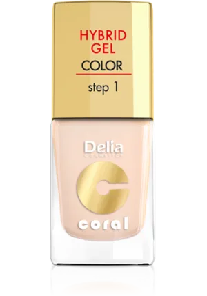 Delia Coral Hybrid Gel Color step 1 Lac unghii 20