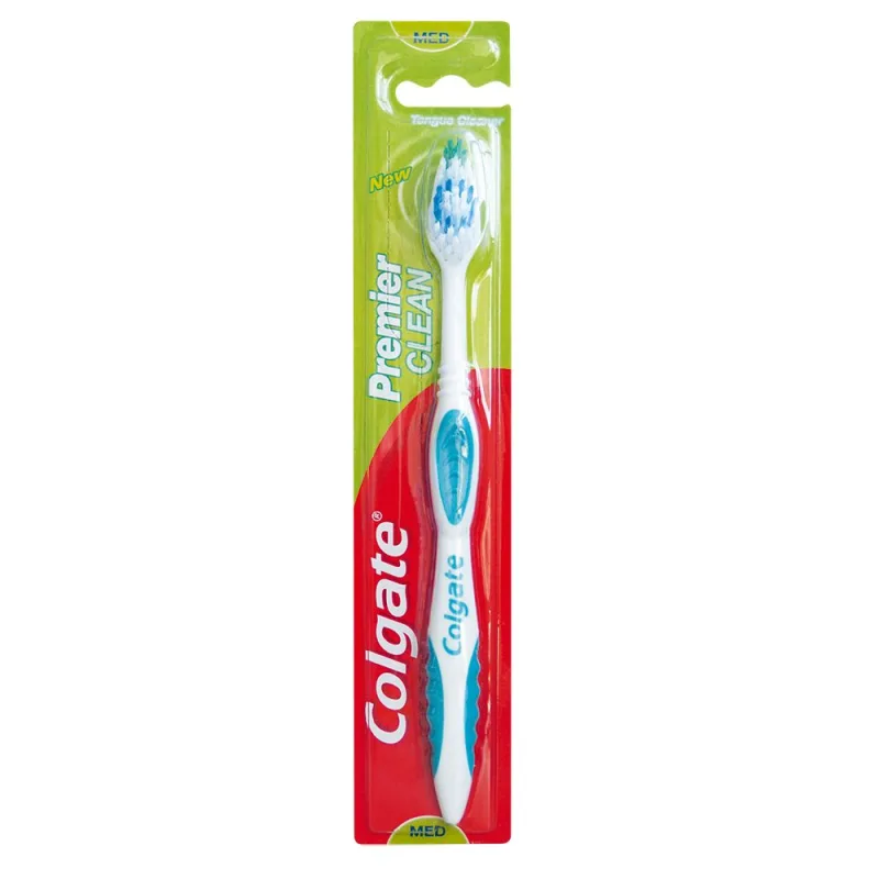 Colgate Premier Clean Tongue Cleaner Periuta de dinti Medium — preț și oferte