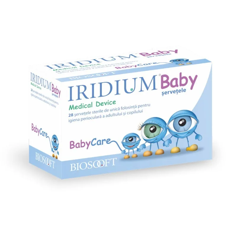 Iridium Baby Servetele sterile pentru igiena ochilor 28 bucati BEIERSDORF — preț și oferte