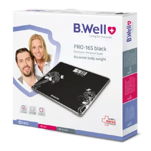 Cantar electronic, culoare negru, PRO-165, B.Well