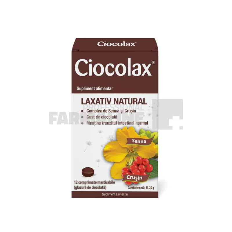 Ciocolax, 12 comprimate, Labormed,Supliment alimentar cu efect laxativ stimulant Labormed Pharma Trading — preț și oferte