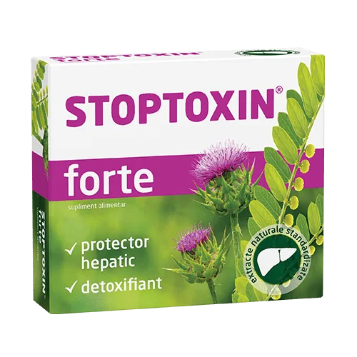 Stoptoxin Forte 30 capsule FITERMAN PHARMA — preț și oferte