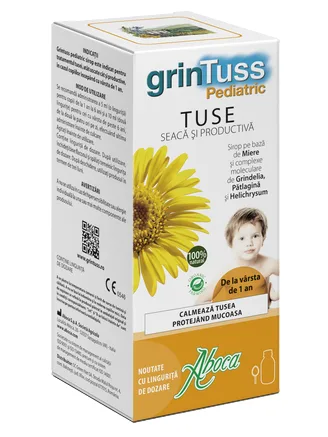 Aboca Grintuss Sirop pediatric 180 g — preț și oferte
