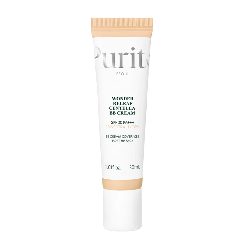 Crema BB multifunctionala cu SPF 30 PA+++, 13 Neutral Ivory, Wonder Releaf Centella, 30 ml, Purito — preț și oferte