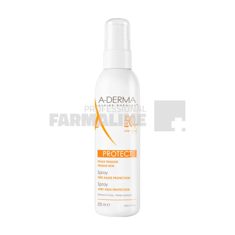 A-Derma Protect Spray SPF50+ 200 ml — preț și oferte