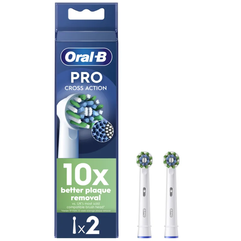 Rezerve periuta electrica Cross Action, 2 bucati, Oral-B — preț și oferte