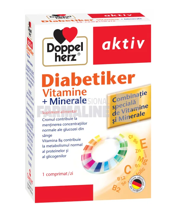 Doppelherz Aktiv Diabetiker 30 comprimate — preț și oferte