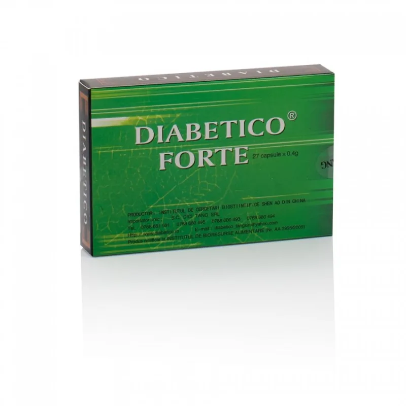 Diabetico Forte 27 capsule I.c.b. Shen Ao — preț și oferte