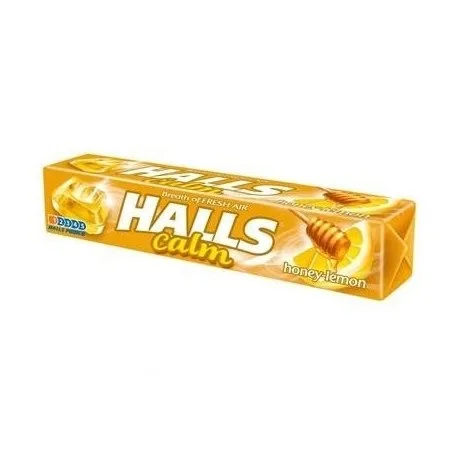 Halls Calm Bomboane cu miere si arome de lamaie 9 bomboane — preț și oferte