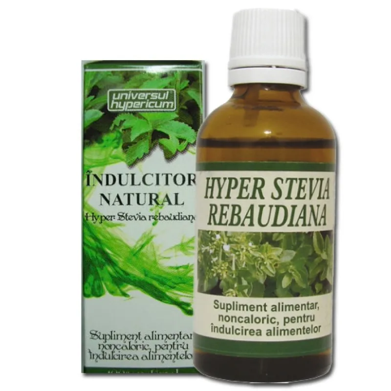 Indulcitor Natural Stevie 50 ml Hypericum — preț și oferte