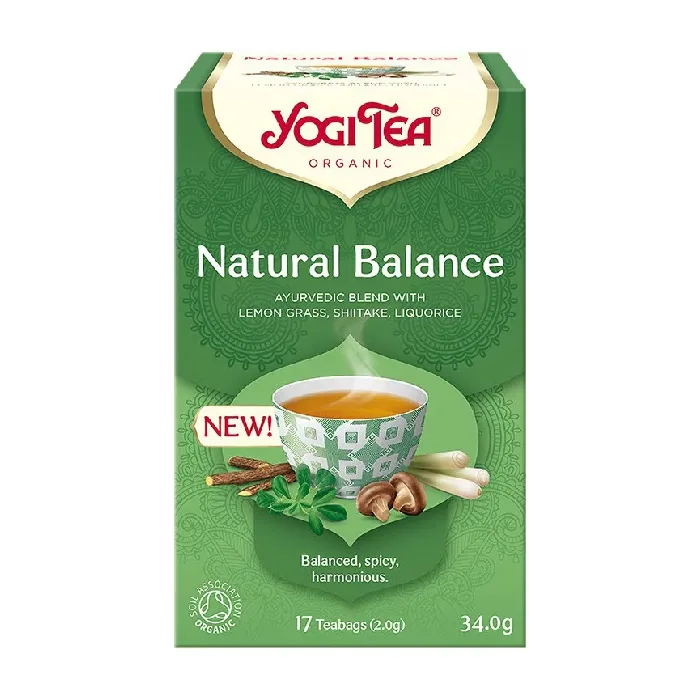Ceai Natural Balance, 17 plicuri, Yogi Tea — preț și oferte