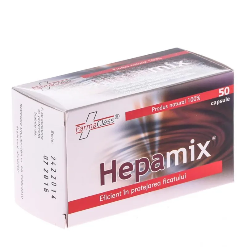 Hepamix  50 capsule Farmaclass — preț și oferte